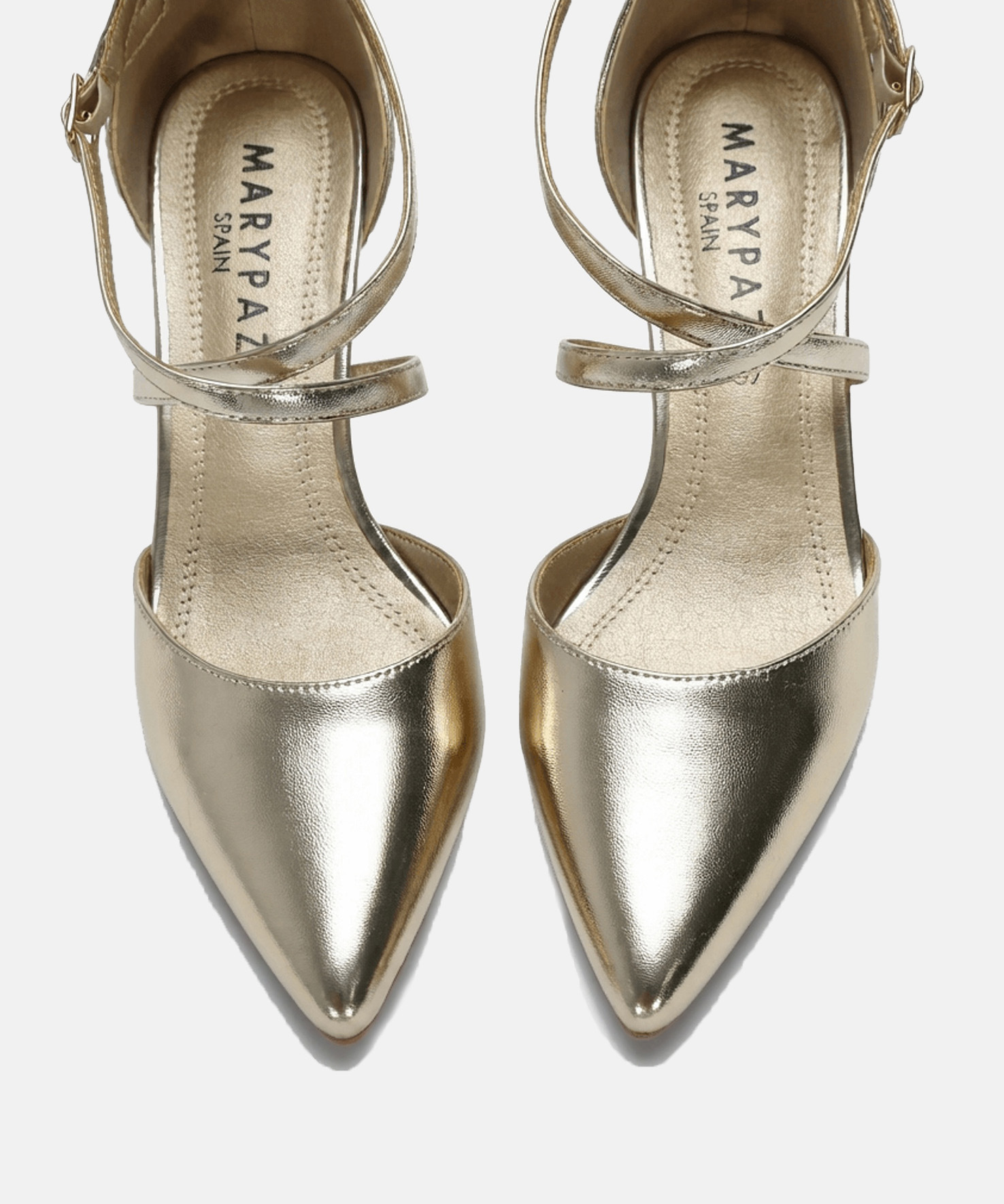 Zapato tac&oacute;n tiras cruzadas image number null